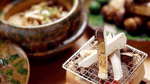Kaiseki Course highlighting Matsutake Mushrooms the King of Fall Flavors.
