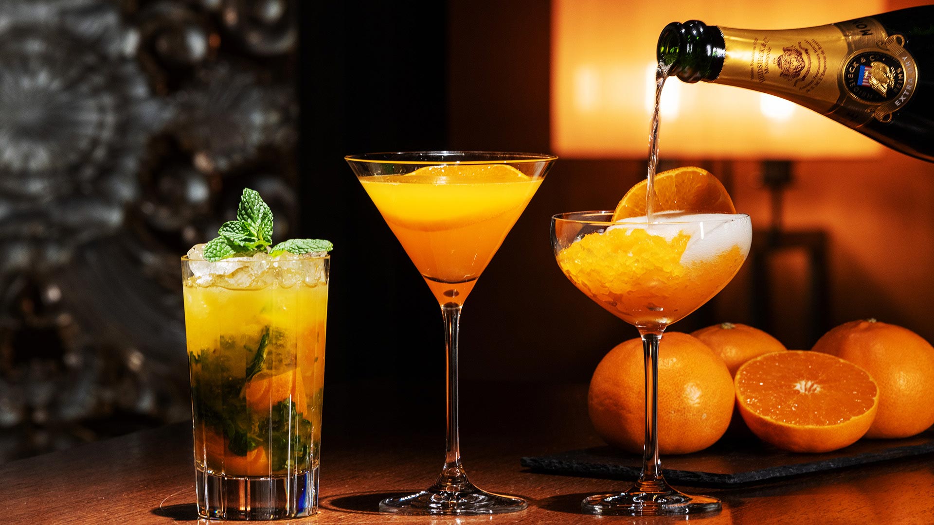 Smooth &amp; Rich Sweetness Sekoka-Orange Cocktails