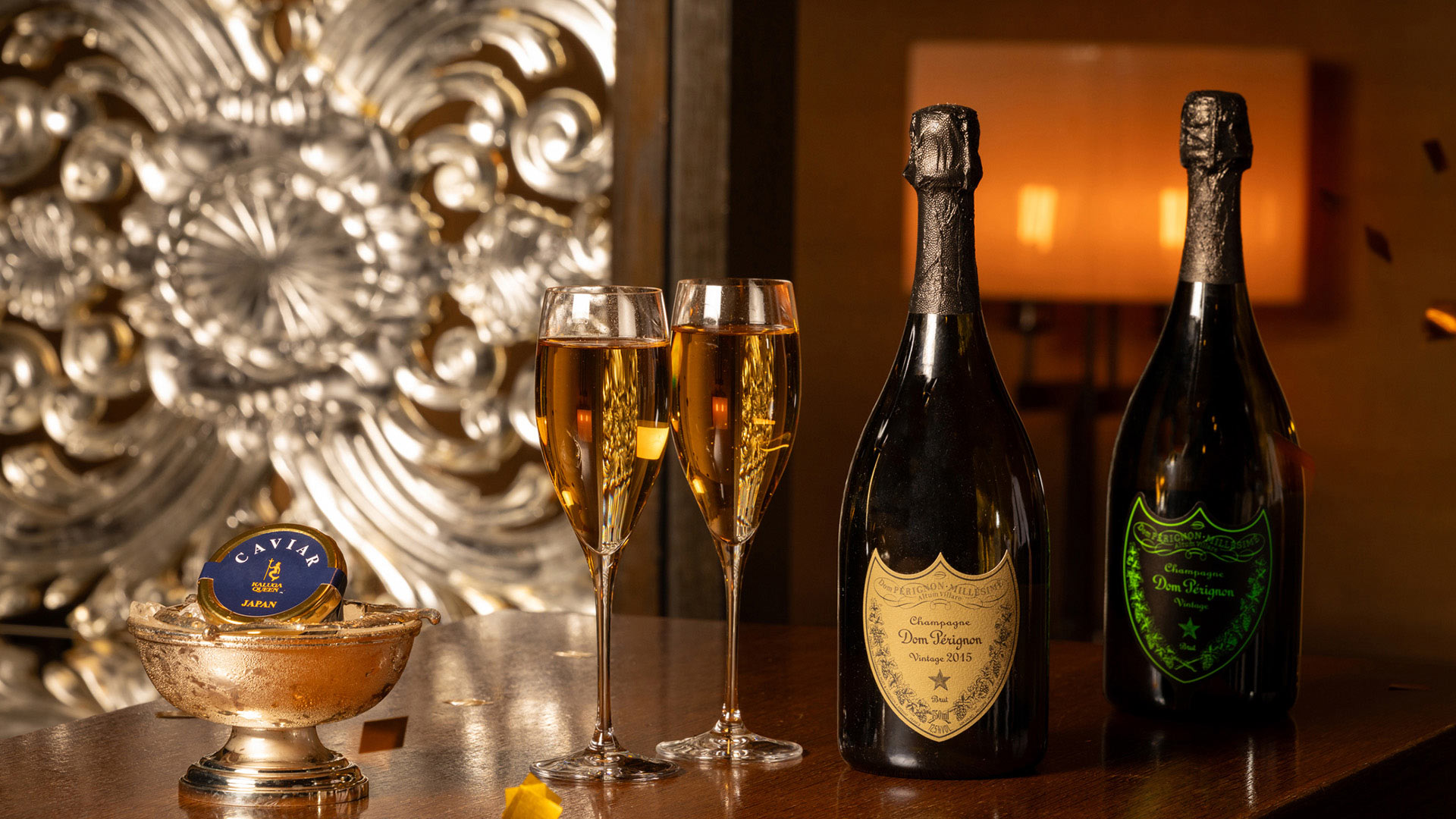 ホテルバーのカウントダウンイベント