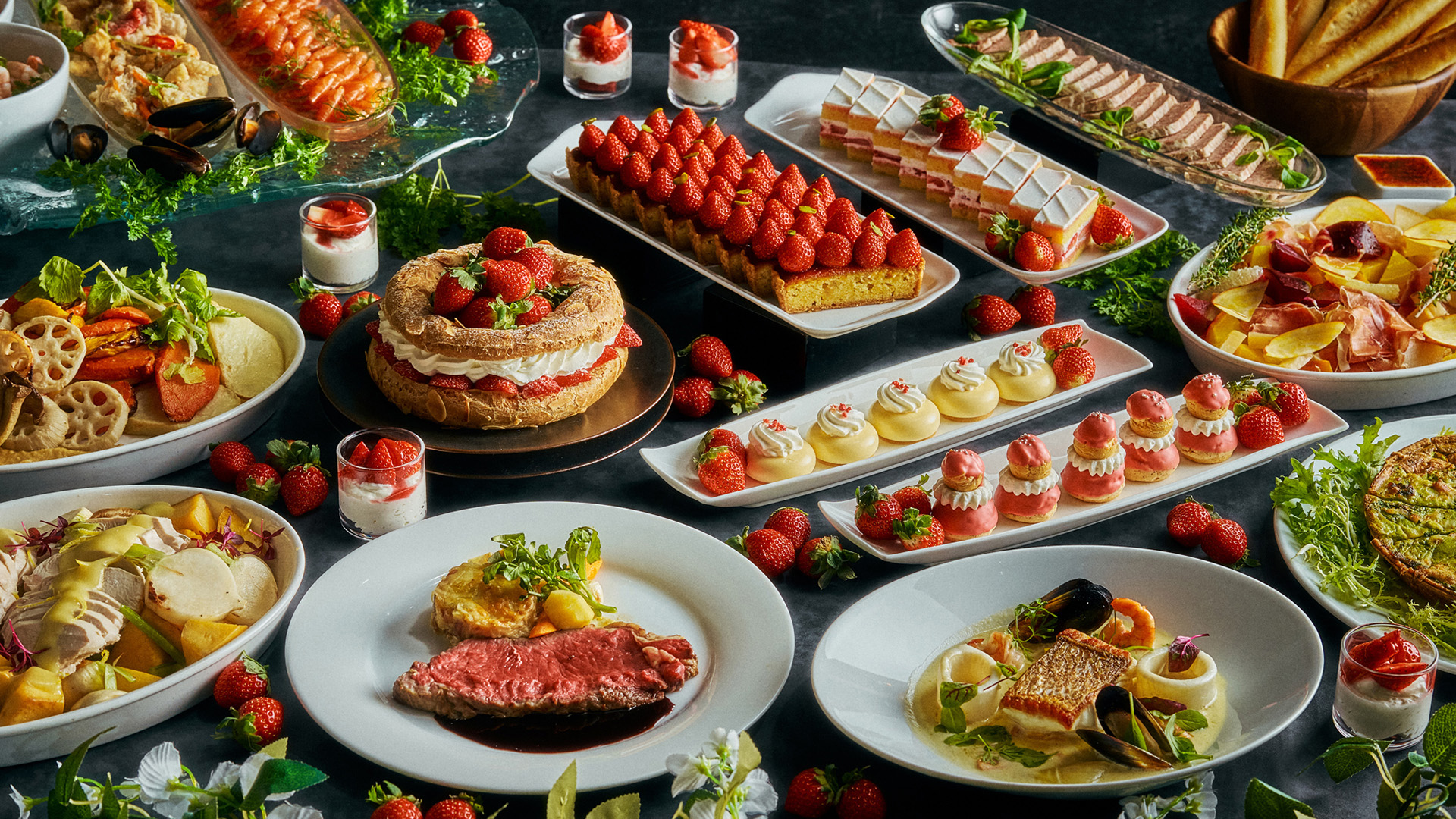 ウィンター ストロベリー セミビュッフェディナー