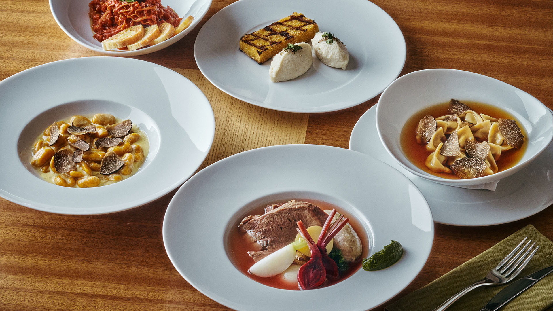 あったかメニュー・北イタリアの伝統料理を六本木で