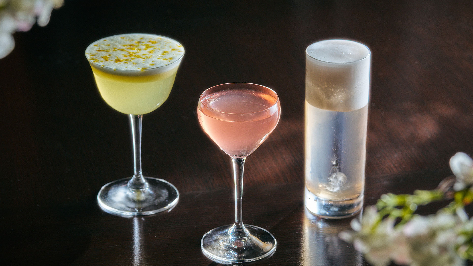 日本の春に着想を得たスプリングカクテル