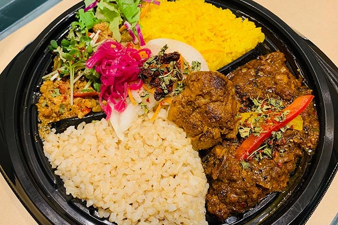 あいがけカレー×あい盛りライス