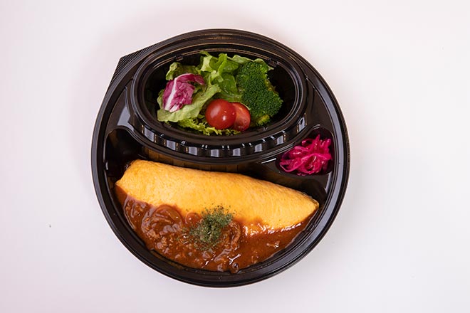 絶品オムハヤシ弁当