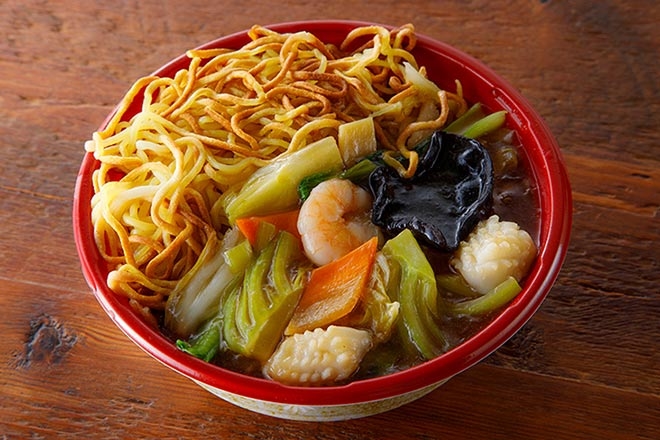 五目あんかけ焼きそば