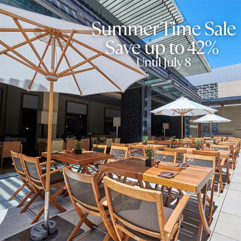 最大42％オフ！夏のタイムセール～特典付き宿泊プラン、テラスディナーやスパトリートメントが特別価格に