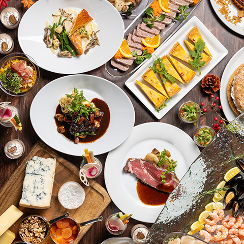 味覚の秋を満たすセミビュッフェ ディナー