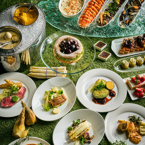 春のセミビュッフェディナー