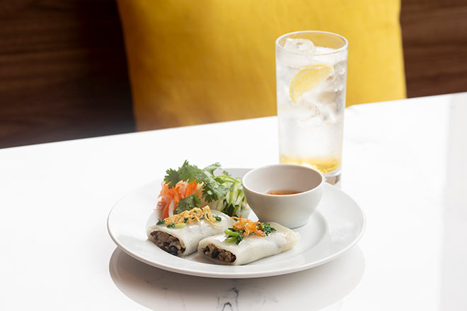 もちもち蒸し春巻きのレモンサワーセット