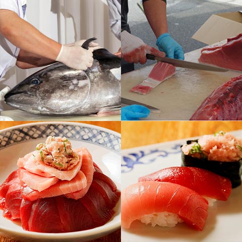 リニューアルオープン記念 生本マグロ解体ショー開催