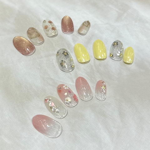 ［ハンドジェルネイル］4月限定デザイン