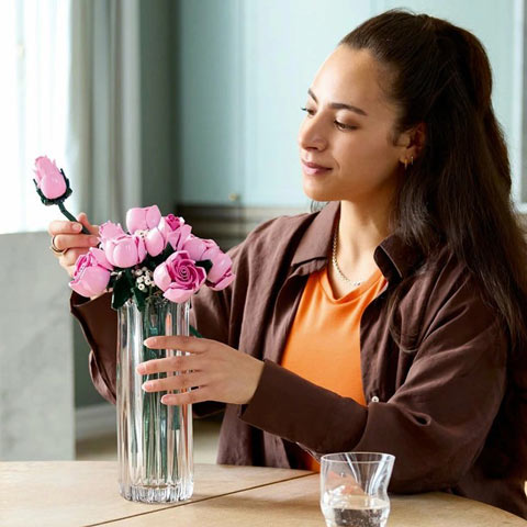 レゴ® ストア ［母の日ギフト］レゴ ボタニカル ピンクのバラのブーケ 10374