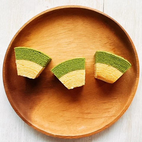 菓子の記録帖 ［母の日ギフト］菜の花 抹茶バウム