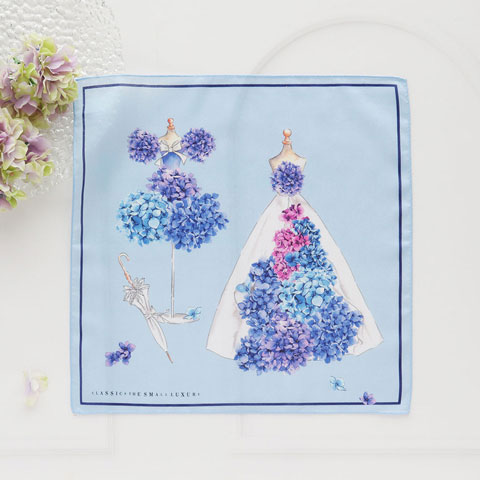 花を贈ろう「Dress in bloom」紫陽花ドレス