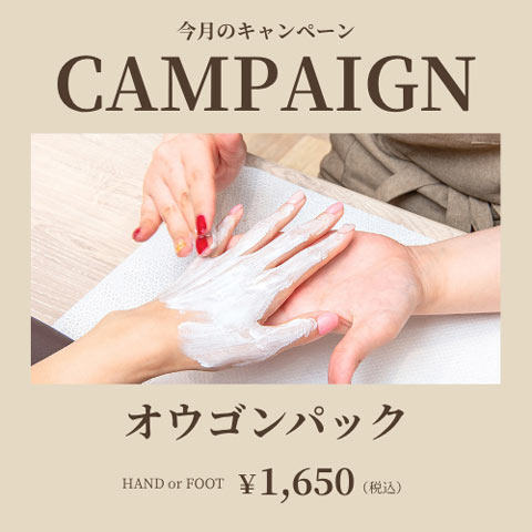 ［9月の特別キャンペーン］オウゴンパック ￥1,650（税込）