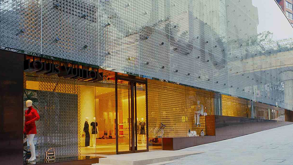 Louis Vuitton flagship store Roppongi Hills in Tokyo