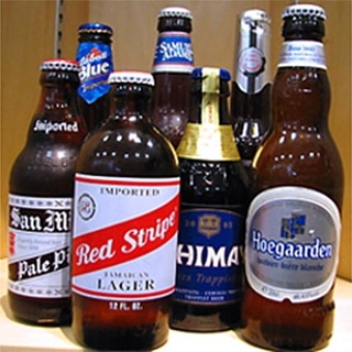 Samiel Adams · Boston Lager (American), SamiClaus (from the Philippines), Red Stripe (from Jamaica), Shimei Blue (from Belgium), Hogarden · White (from Belgium), Rabatts (Canada) (From Austria)