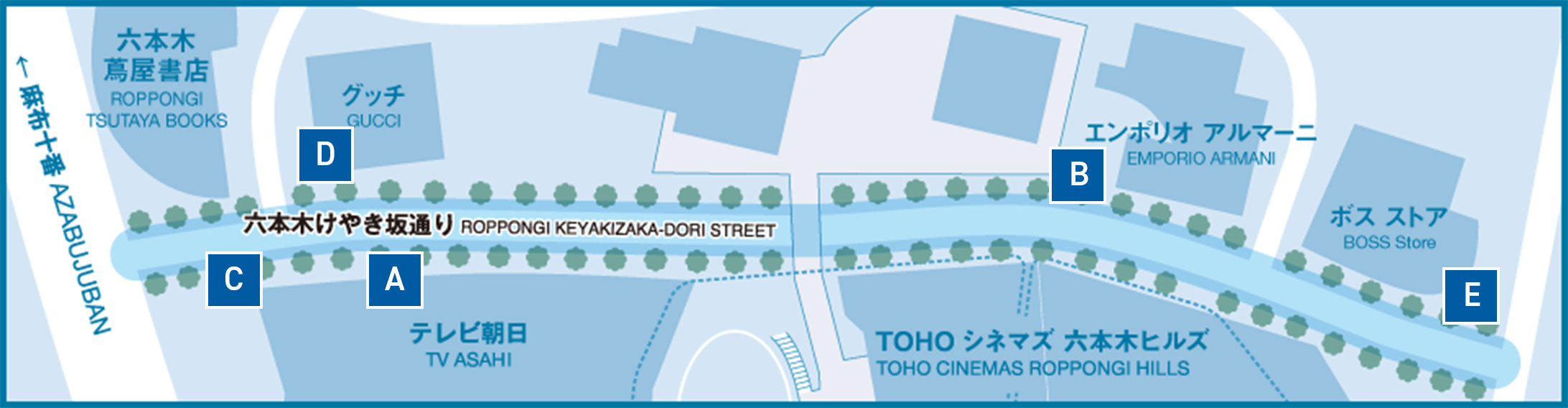 イルミネーションフォトスポットマップ | Illumination PHOTO spot map | 六本木ヒルズ | Roppongi Hills