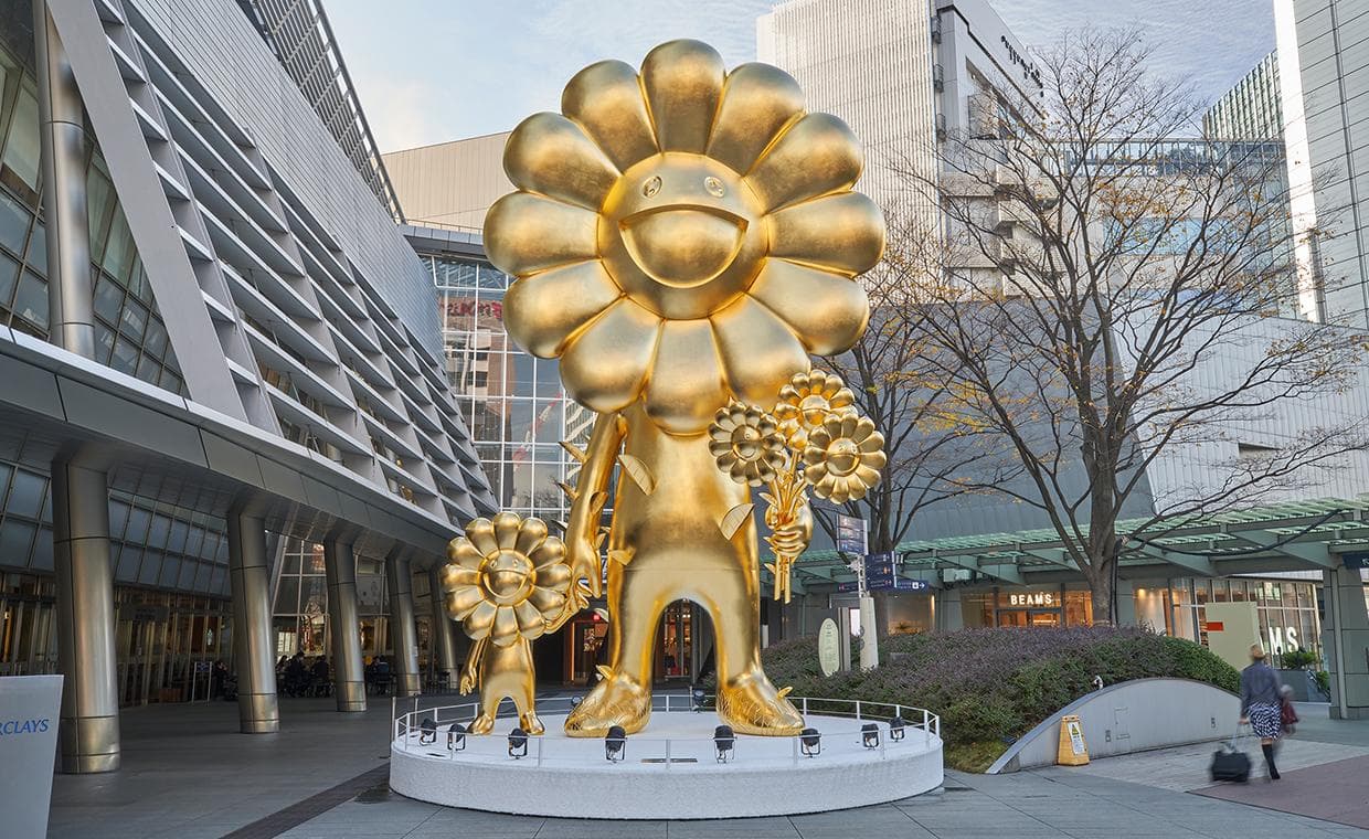 お花の親子／村上隆 | ROPPONGI HILLS TAKASHI MURAKAMI PROJECT